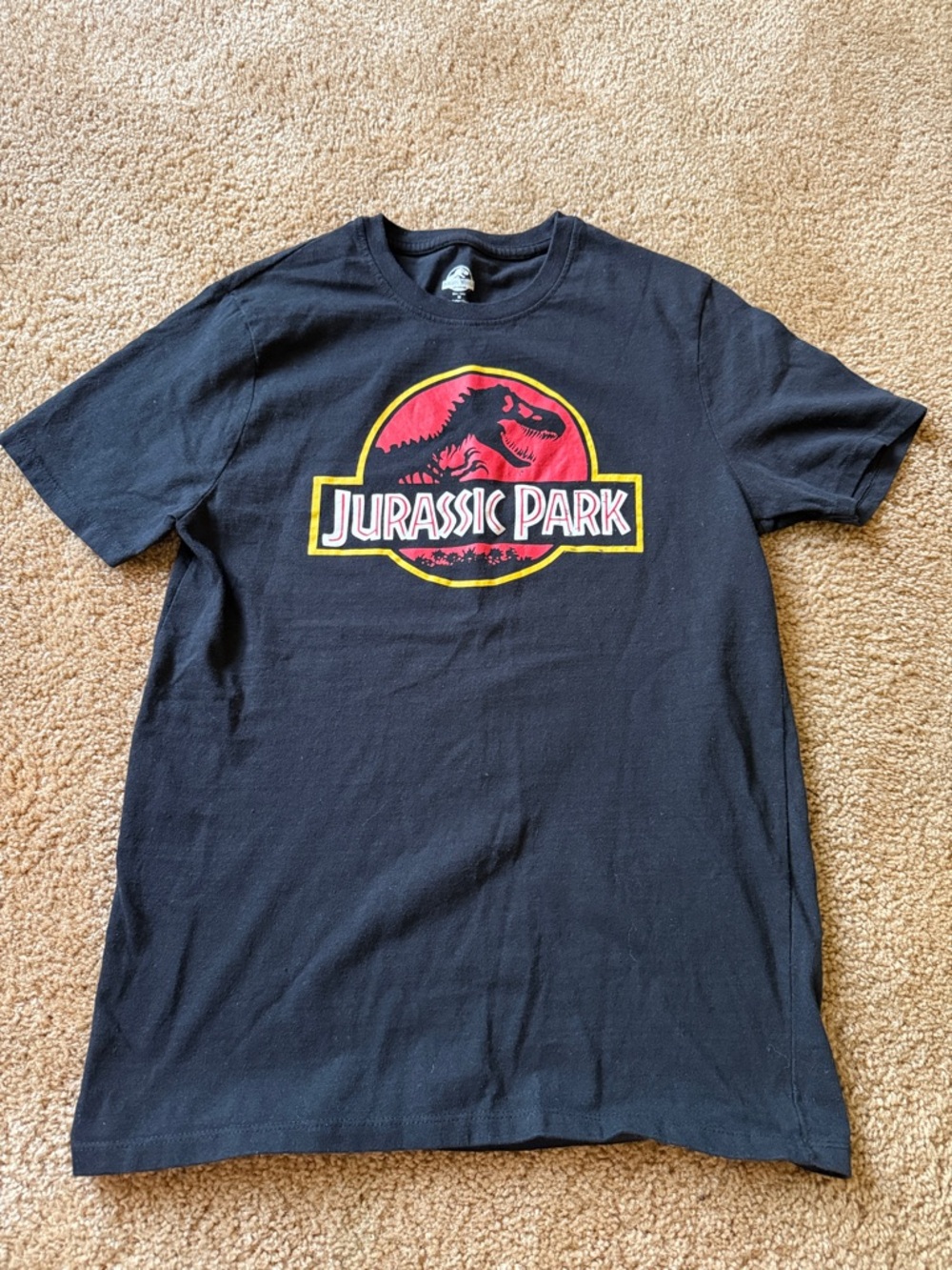 Jurassic Park Black Short Sleeve Graphic Tee